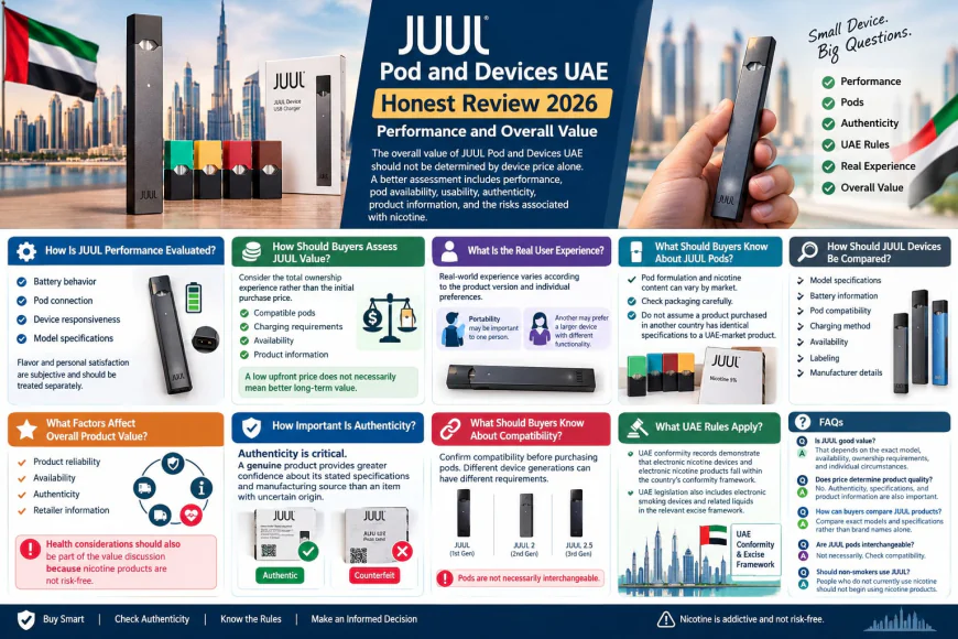 JUUL Pod and Devices UAE Honest Review 2026: Performance and Overall Value
