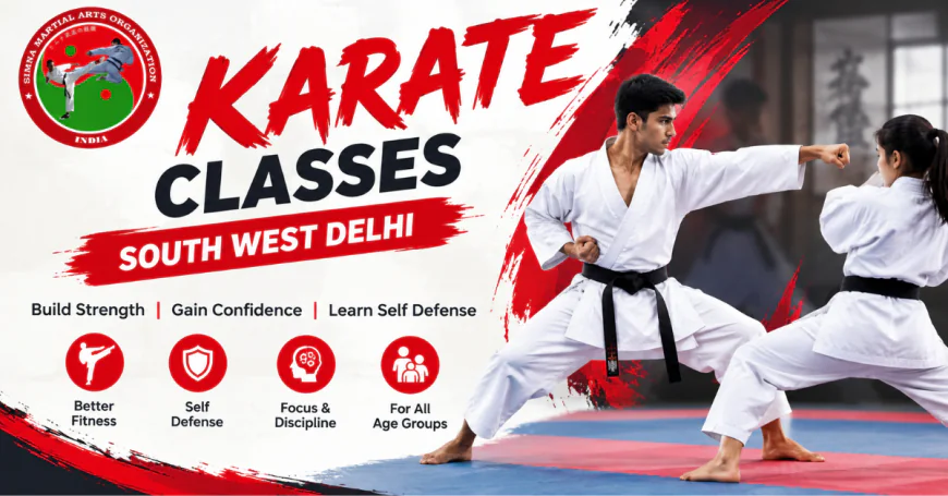 Karate Classes South West Delhi for Kids and Adults