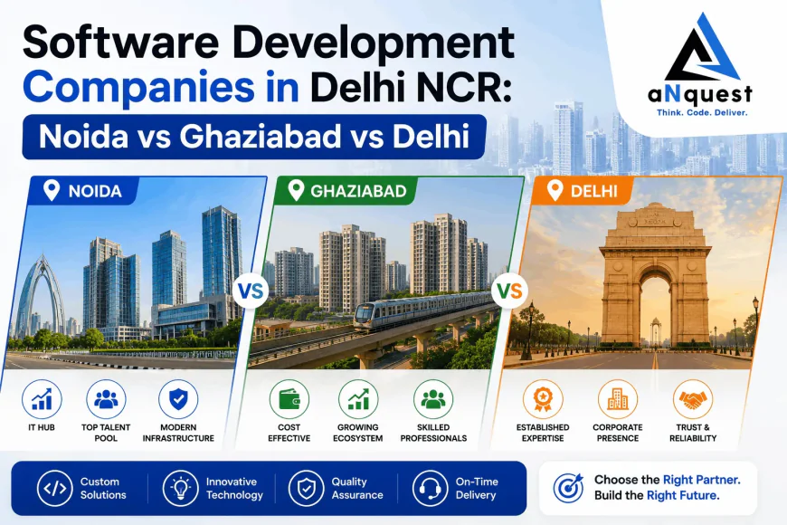Software Development Companies in Delhi NCR: Noida vs Ghaziabad vs Delhi