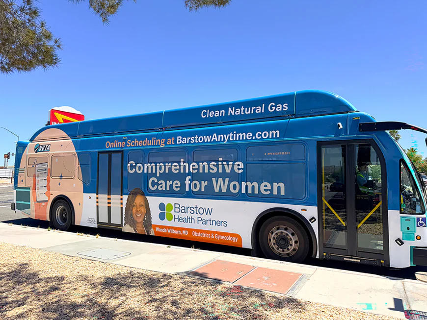 What Advertising Options Are Available on Public Transit in Covington?