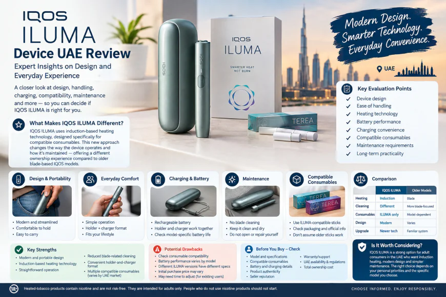 IQOS ILUMA Device UAE Review: Expert Insights on Design and Everyday Experience