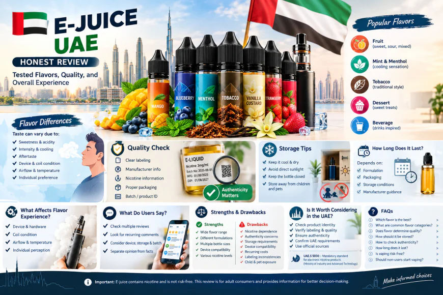 E-Juice UAE Honest Review: Tested Flavors, Quality, and Overall Experience
