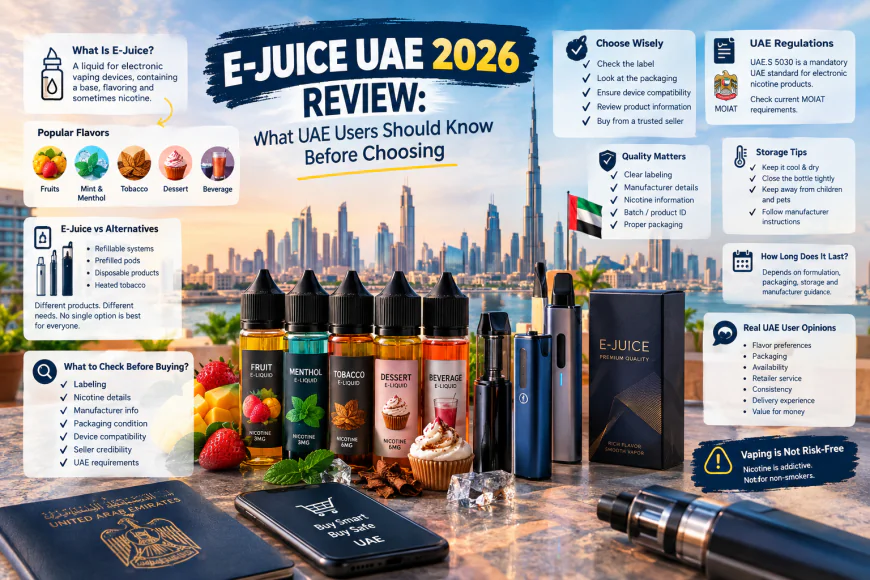 E-Juice UAE 2026 Review: What UAE Users Should Know Before Choosing