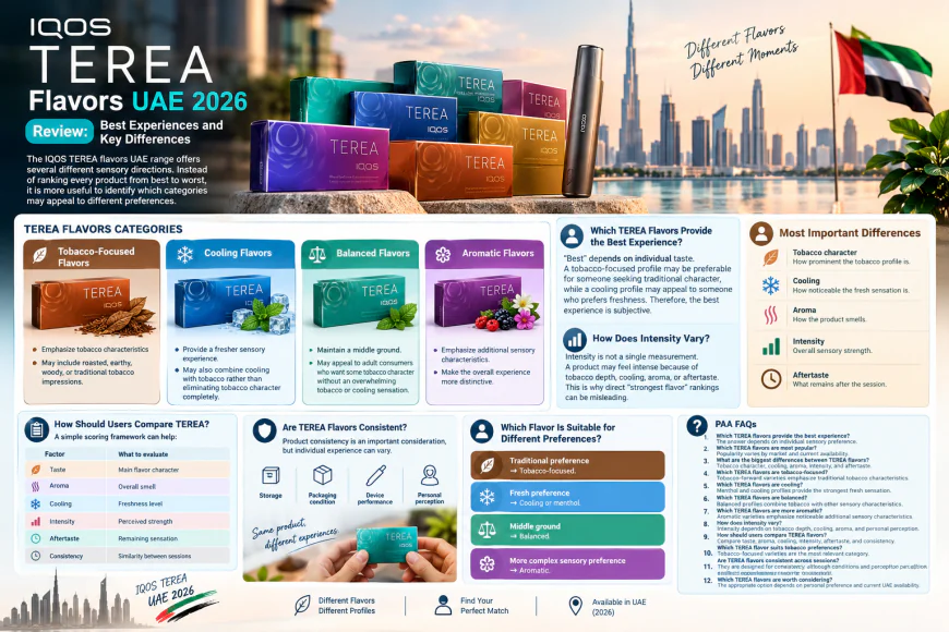 IQOS TEREA Flavors UAE 2026 Review: Best Experiences and Key Differences