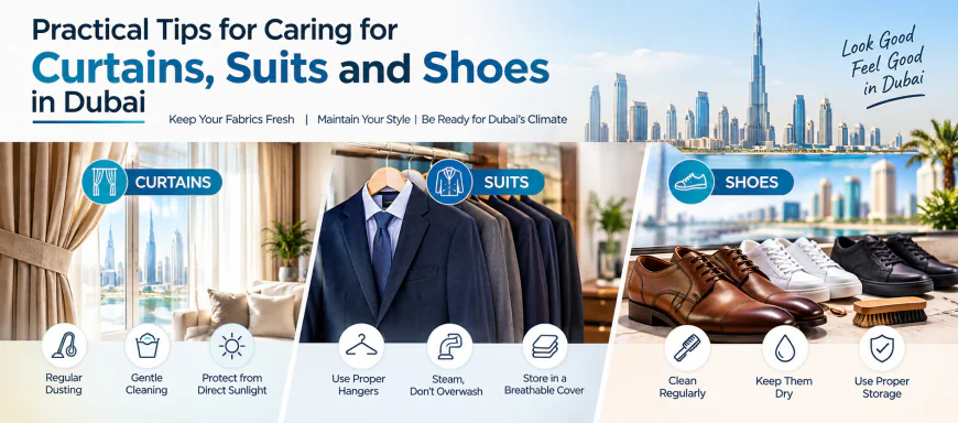 Practical Tips for Caring for Curtains, Suits and Shoes in Dubai