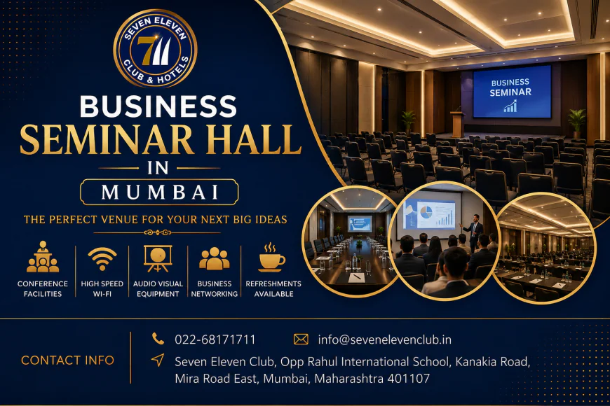 Business Seminar Hall Mumbai – Host Professional Events at Seven Eleven Club & Hotel