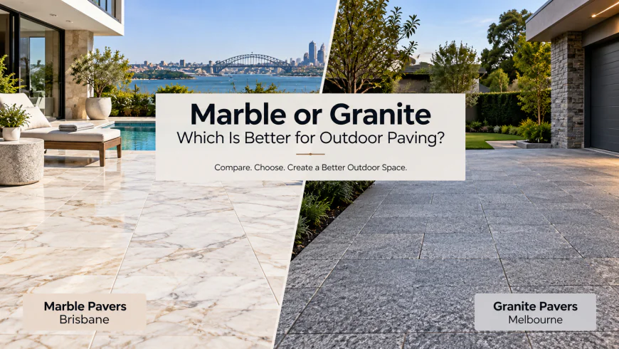Marble or Granite: Which Is Better for Outdoor Paving?