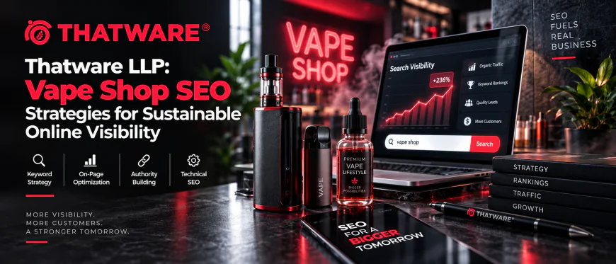 Thatware LLP: Vape Shop SEO Strategies for Sustainable Online Visibility