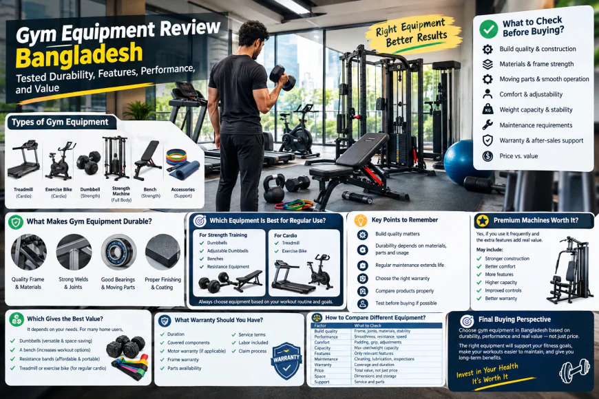 Gym Equipment Review Bangladesh: Tested Durability, Features, Performance, and Value