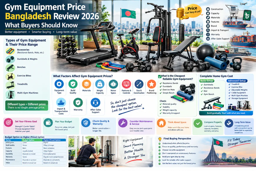 Gym Equipment Price Bangladesh Review 2026: What Buyers Should Know