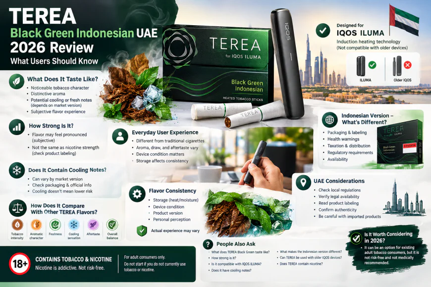 TEREA Black Green Indonesian UAE 2026 Review: What Users Should Know