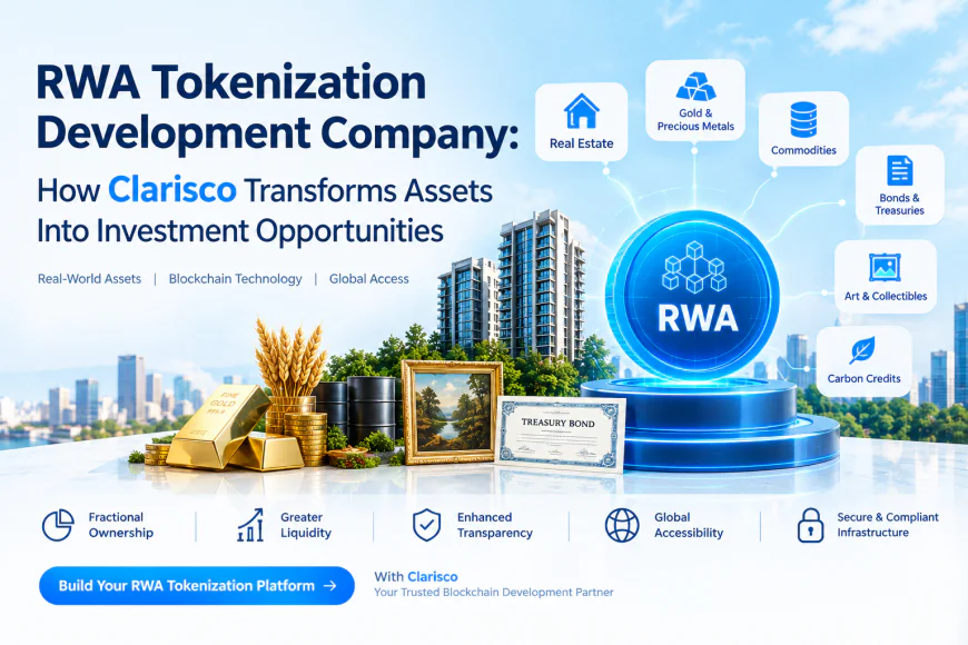 RWA Tokenization Development Company: How Clarisco Transforms Assets Into Investment Opportunities