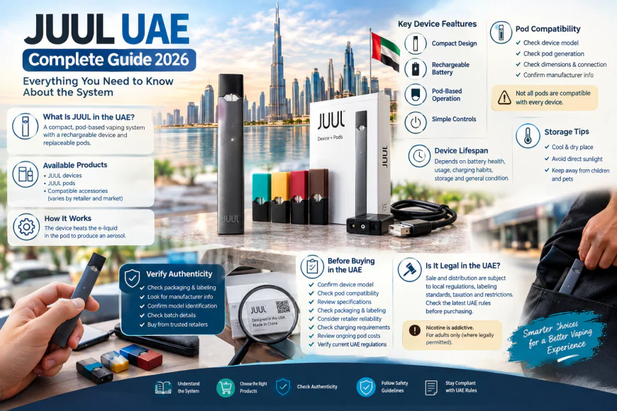 JUUL UAE Complete Guide 2026: Everything You Need to Know About the System