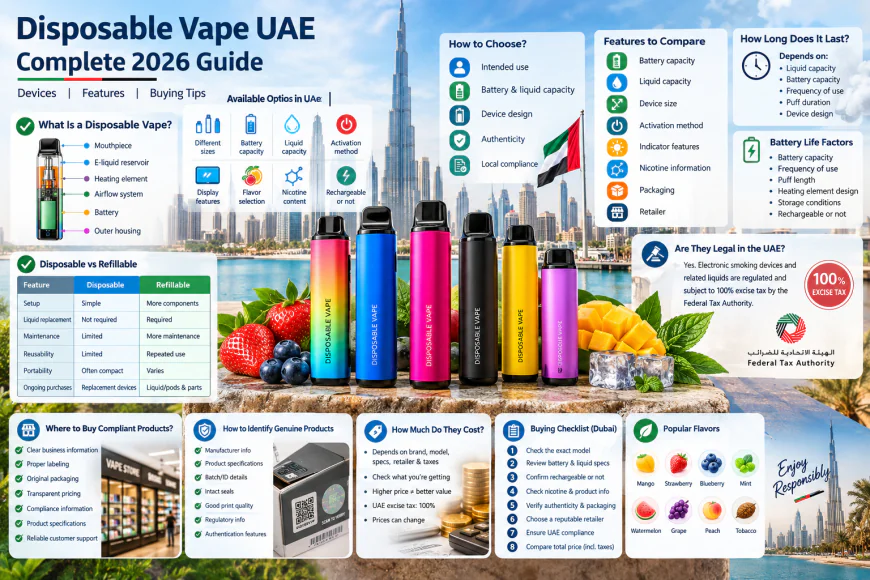 Disposable Vape UAE: Complete 2026 Guide to Devices, Features and Buying Tips