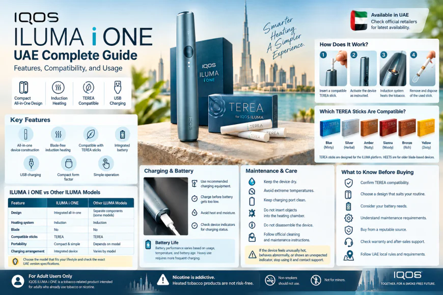 IQOS ILUMA i ONE UAE Complete Guide: Features, Compatibility, and Usage