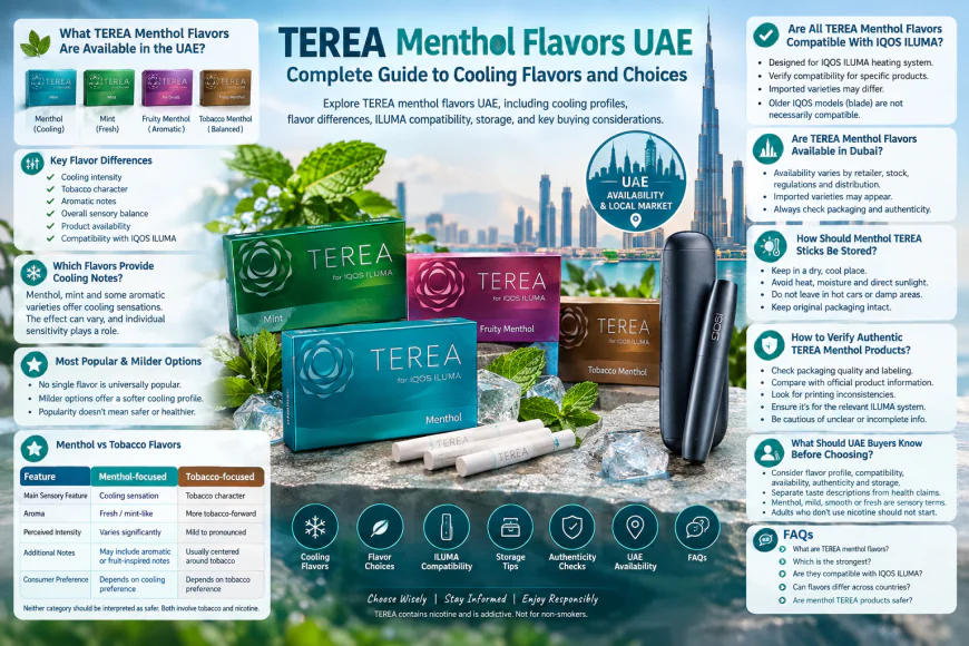 TEREA Menthol Flavors UAE: Complete Guide to Cooling Flavors and Choices
