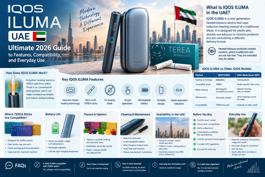 IQOS ILUMA UAE: Ultimate 2026 Guide to Features, Compatibility, and Everyday Use