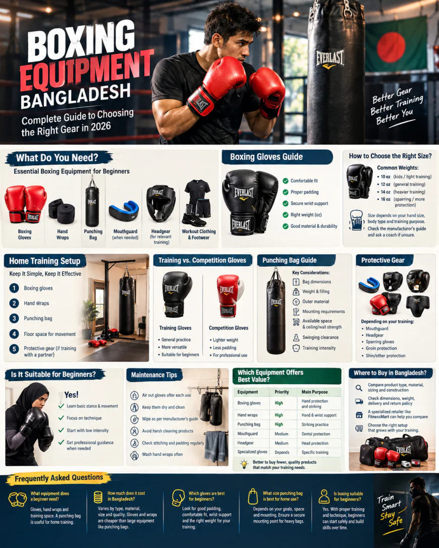 Boxing Equipment Bangladesh: Complete Guide to Choosing the Right Gear in 2026