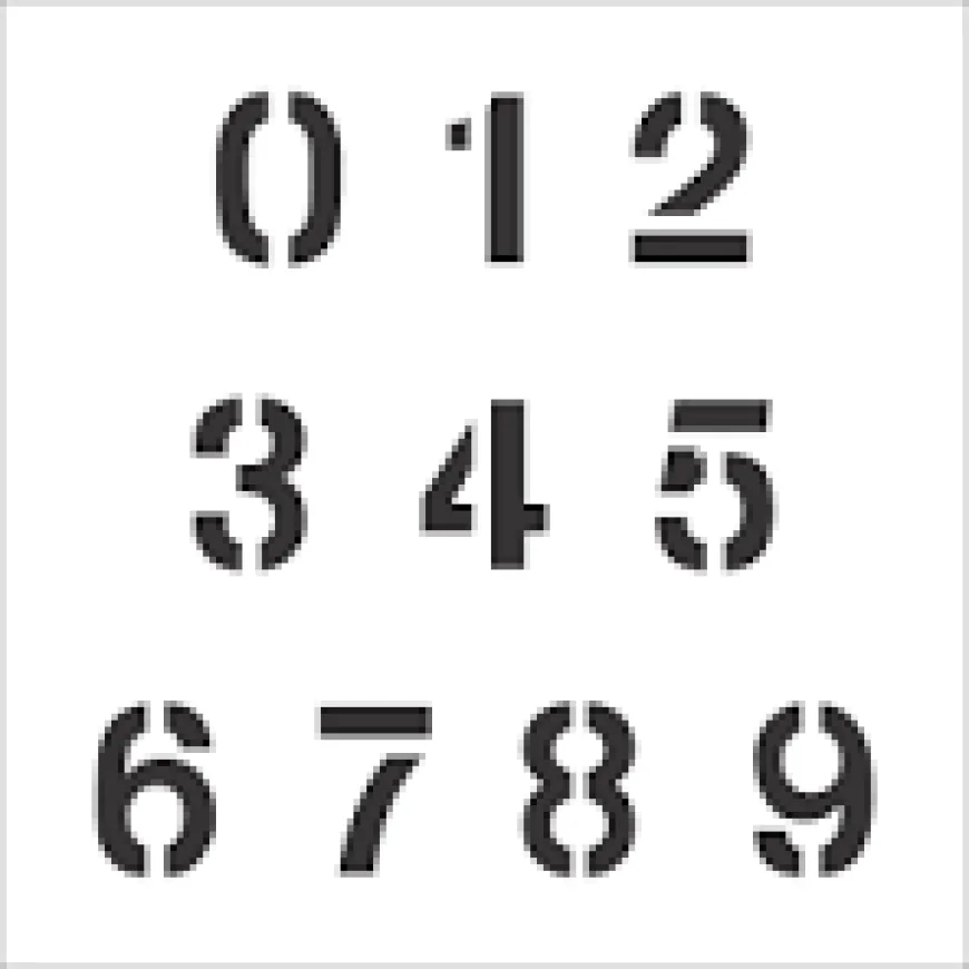 Why Stencils Make Numbering Easy and How to Get Clean Results Every Time