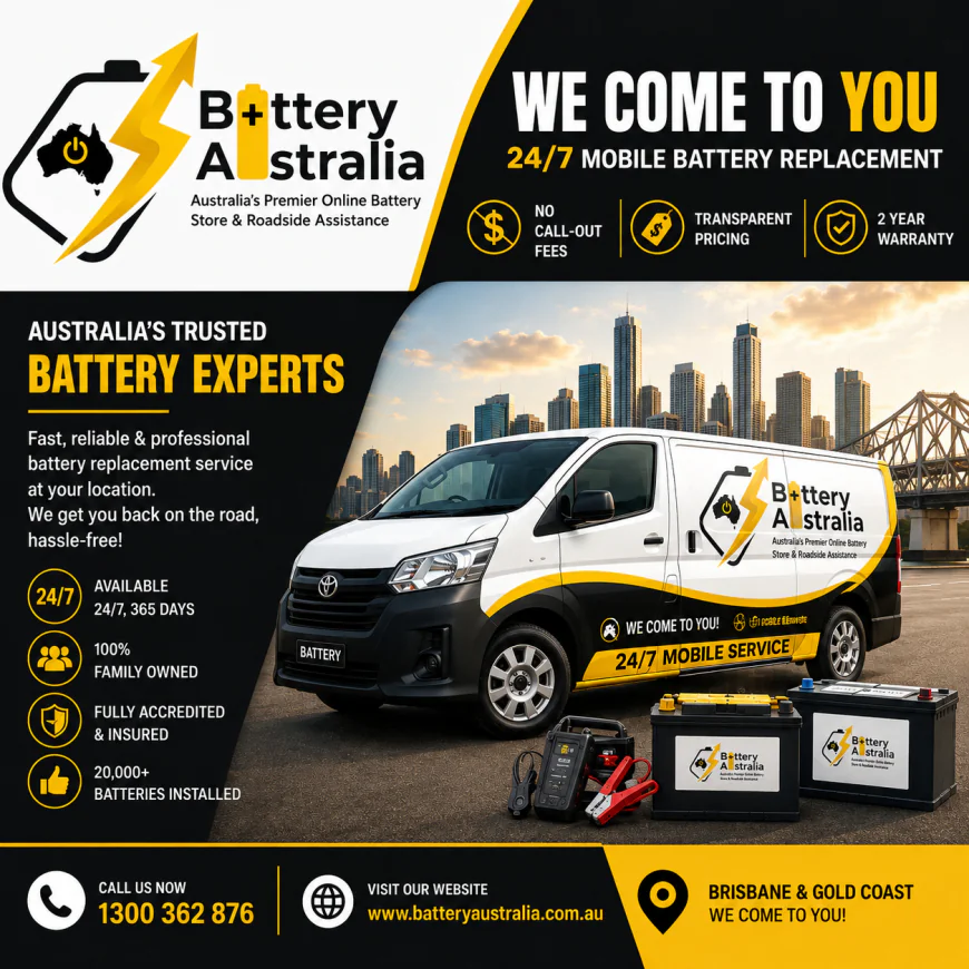 Car Battery Replacement in Chermside, Nundah, Clayfield, Hendra, Hamilton, Ascot & Virginia