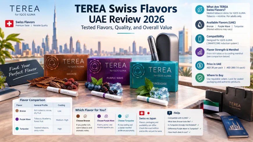 TEREA Swiss Flavors UAE Review 2026: Tested Flavors, Quality, and Overall Value
