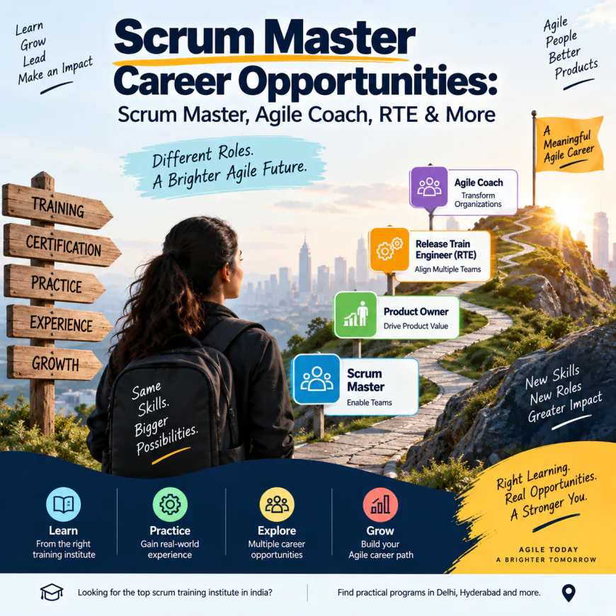 Scrum Master Career Opportunities: Scrum Master, Agile Coach, RTE & More