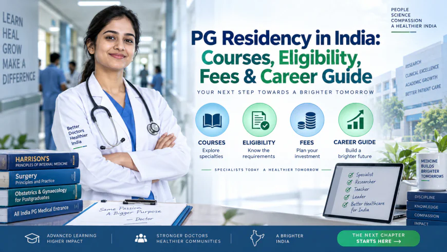 PG Residency in India: Courses, Eligibility, Fees & Career