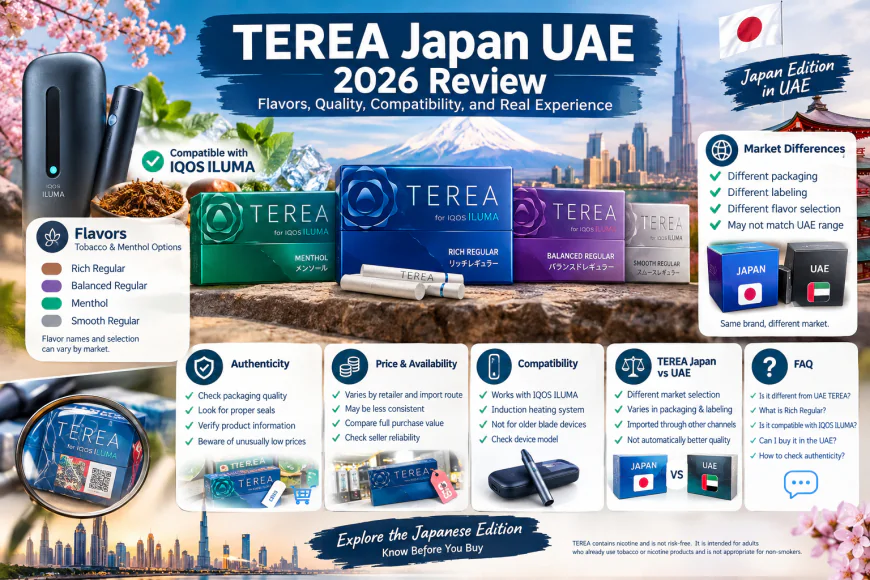TEREA Japan UAE 2026 Review: Flavors, Quality, Compatibility, and Real Experience