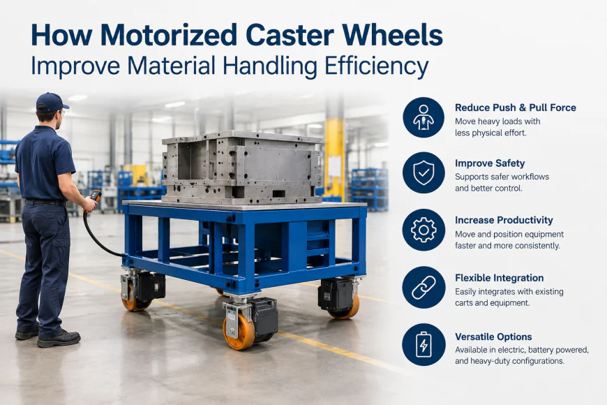 How Motorized Caster Wheels Improve Material Handling Efficiency