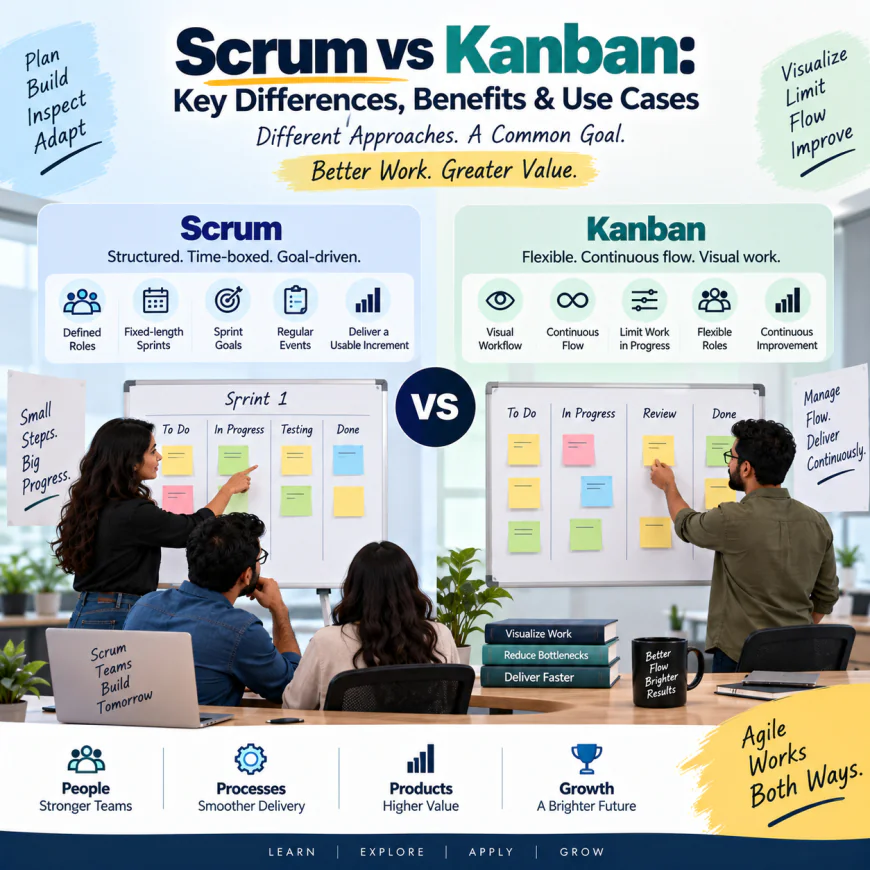 Scrum vs Kanban: Key Differences, Benefits & Use Cases