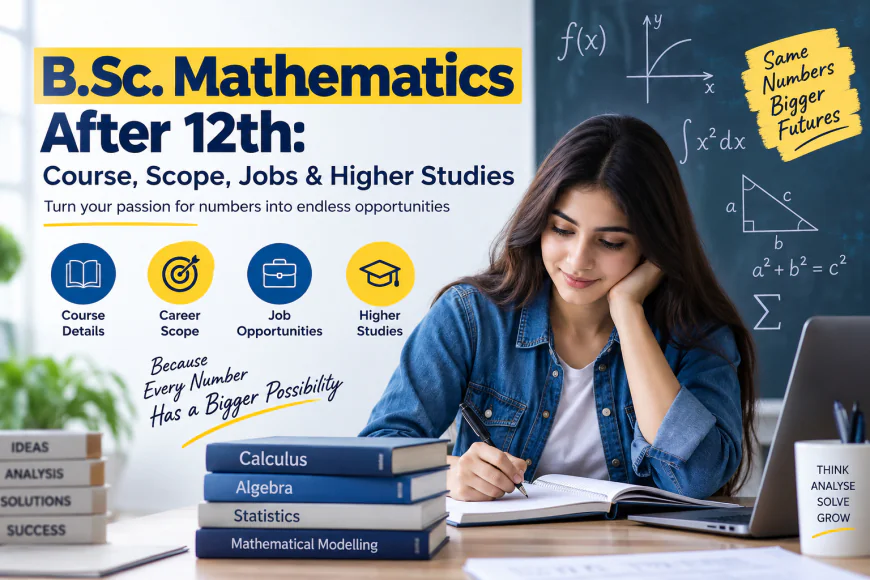 B.Sc. Mathematics course after 12th: Course, Scope, Jobs & Higher Studies