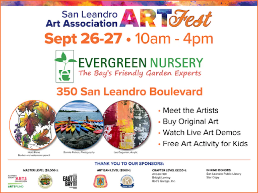 Fall ArtFest at Evergreen Nursery, Sept 26–27