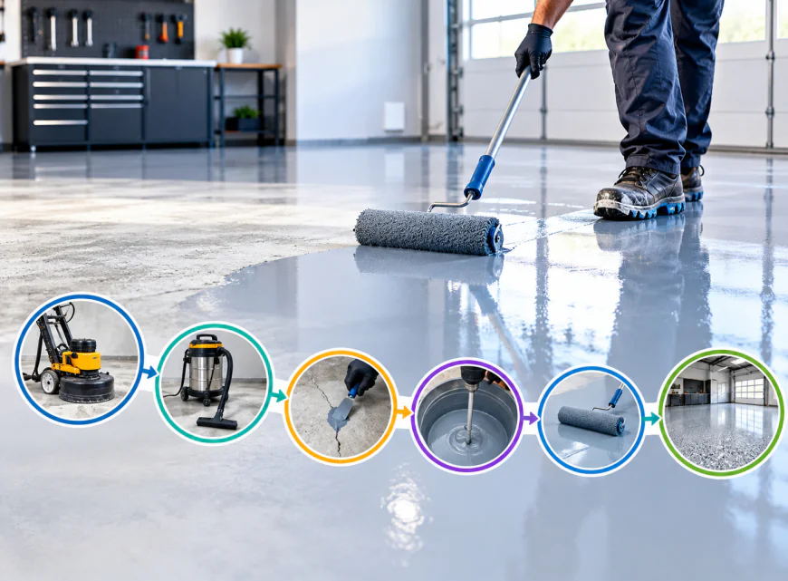 The Complete Process Behind Professional Epoxy Floor Installation