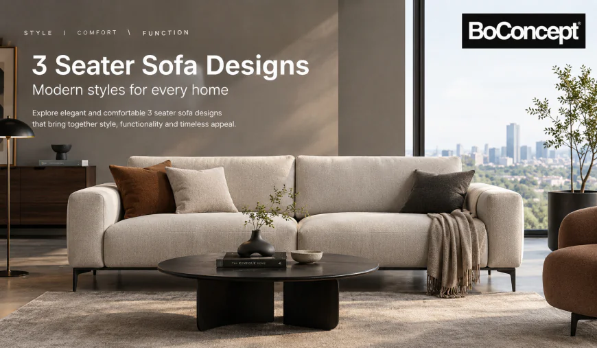 3 Seater Sofa Designs for Stylish and Comfortable Modern Homes