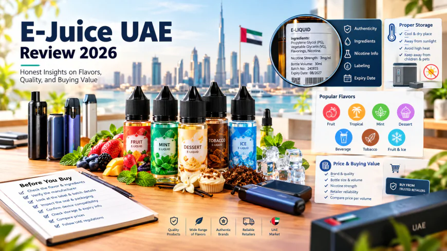E-Juice UAE Review 2026: Honest Insights on Flavors, Quality, and Buying Value