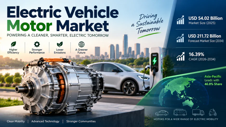 Electric Vehicle Motor Market Size, Share, Industry Trends, Analysis and Forecast 2026-2034