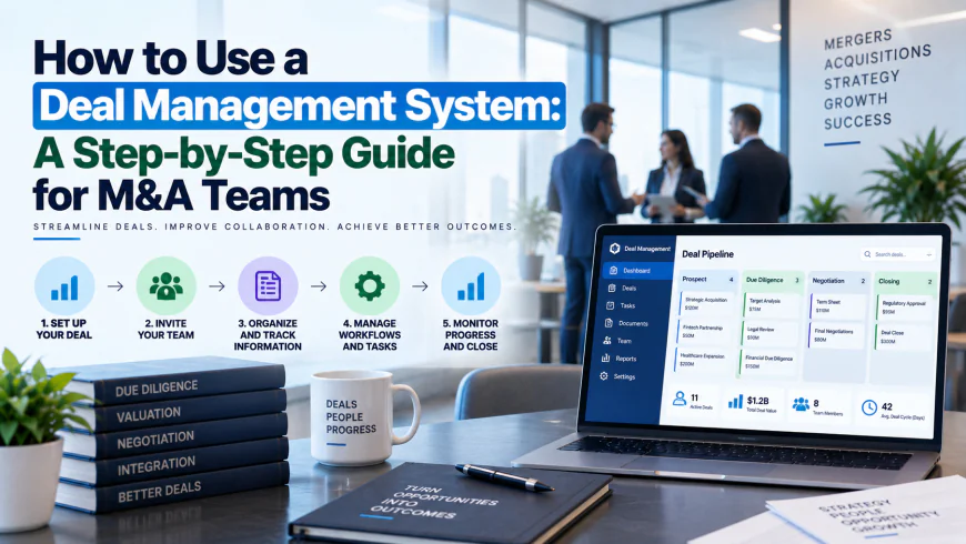 How to Use a Deal Management System: A Step-by-Step Guide for M&A Teams