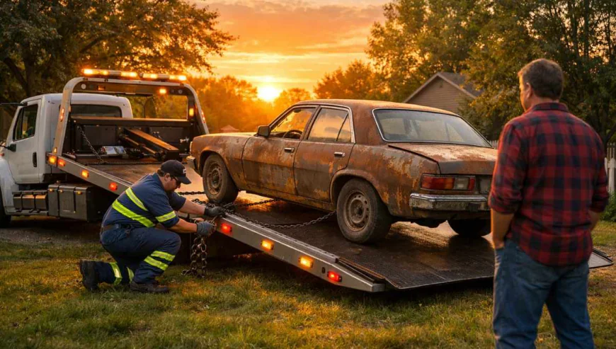 How to Remove a Damaged or Wrecked Car From Your Property