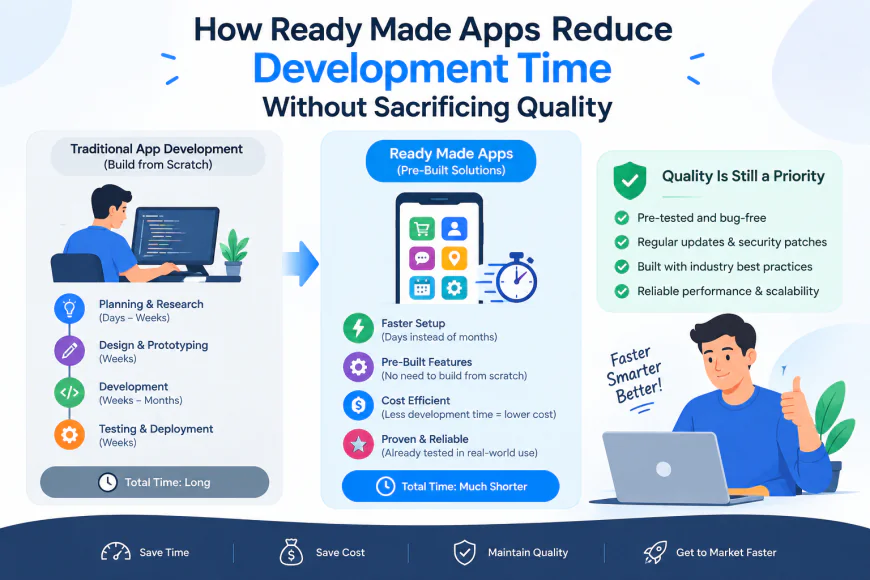 How Ready Made Apps Reduce Development Time Without Sacrificing Quality