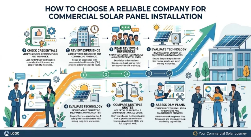 How to Choose a Reliable Company for Commercial Solar Panel Installation