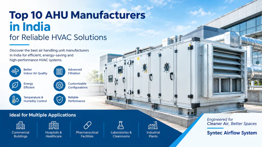 Top 10 AHU Manufacturers in India for Reliable HVAC Solutions