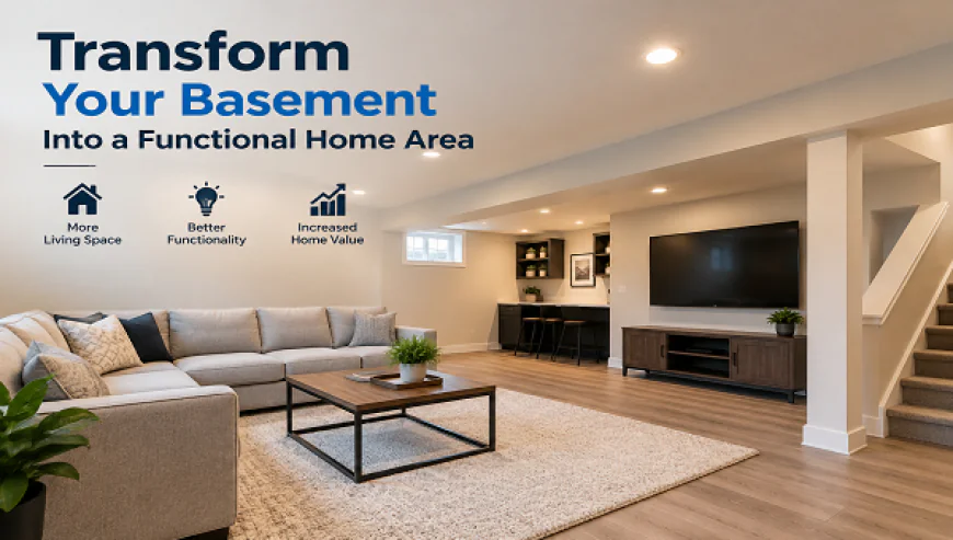 How Basement Remodeling Can Transform Unused Space Into a Functional Home Area