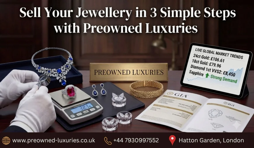 Sell Your Jewellery in 3 Simple Steps with Preowned Luxuries