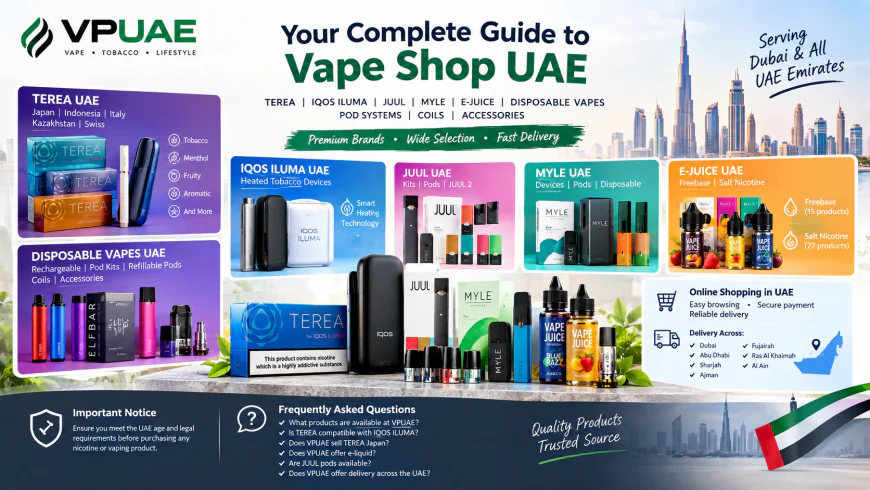 Vape Shop UAE: Explore TEREA, IQOS, E-Juice, JUUL and MYLE Products