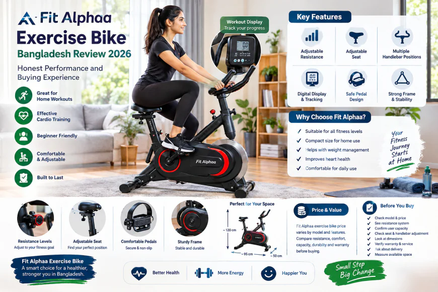 Fit Alphaa Exercise Bike Bangladesh Review 2026: Honest Performance and Buying Experience