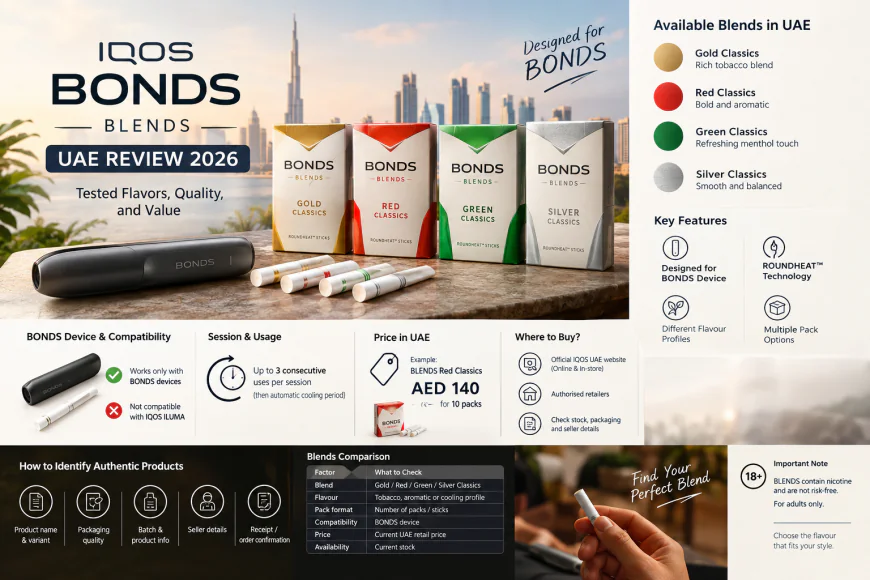 Blends for IQOS Bonds UAE Review 2026: Tested Flavors, Quality, and Value
