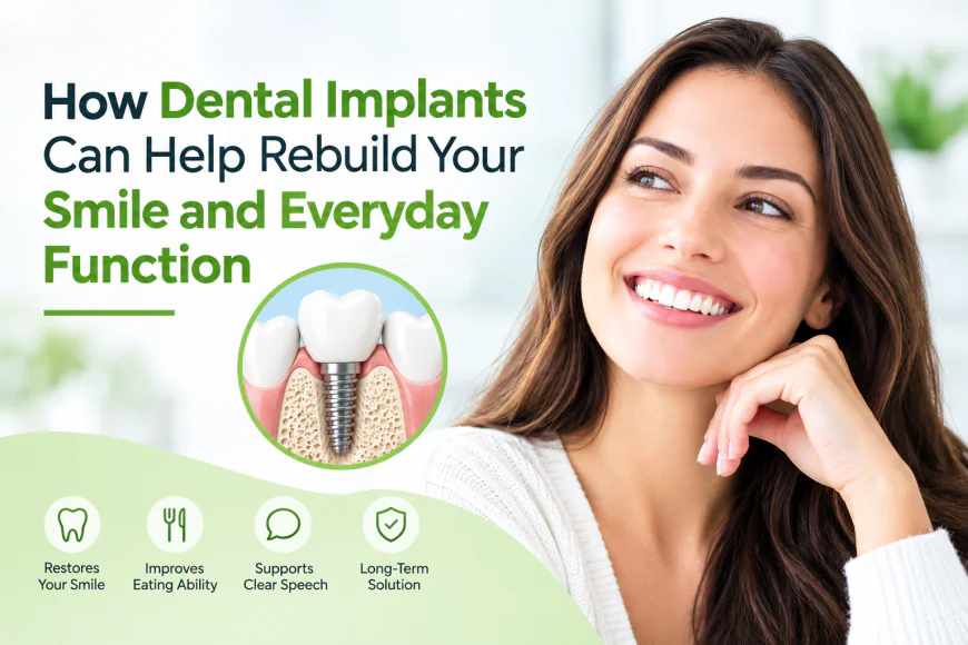 How Dental Implants Can Help Rebuild Your Smile and Everyday Function