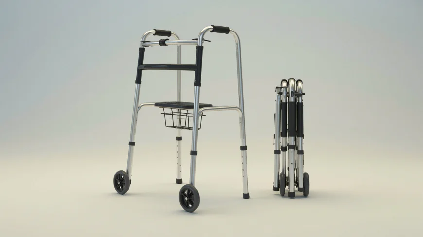 Foldable Walker for Elderly: A Practical Mobility Solution for Everyday Life