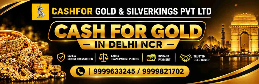 Cash For Gold In Delhi NCR For The Best Price For Your Gold Today