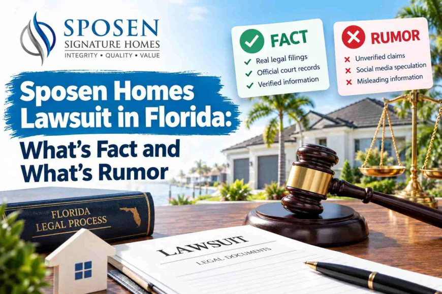 Sposen Homes Lawsuit in Florida: What's Fact and What's Rumor